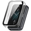 For Honor Band 9 PC + Tempered Film Integrated Watch Protective Case(Transparent) - Watch Cases by PMC TechLife | Online Shopping South Africa | PMC TechLife