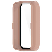For Honor Band 9 PC + Tempered Film Integrated Watch Protective Case(Pink)