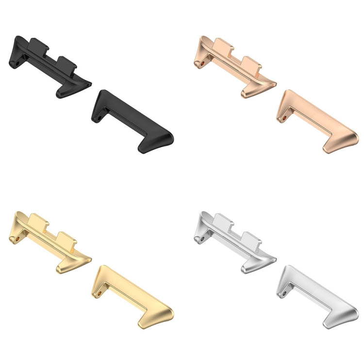 For Honor Band 9 1 Pair Stainless Steel Metal Watch Band Connector(Gold)