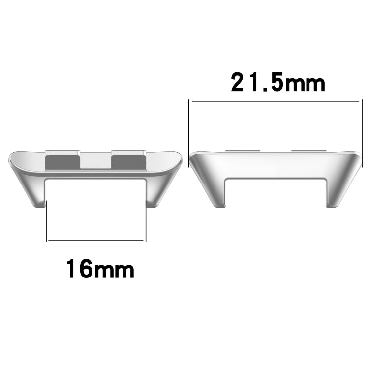 For Honor Band 9 1 Pair Stainless Steel Metal Watch Band Connector(Gold)