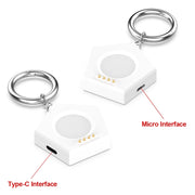 For OPPO Watch X / OnePlus Watch 2 Portable Smart Watch Charger(White)