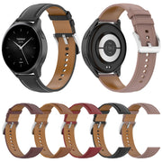 For Xiaomi Watch 2 22mm Genuine Leather Watch Band(Black)