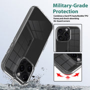For iPhone 16 Pro Max Scratchproof Acrylic TPU Phone Case(Transparent)