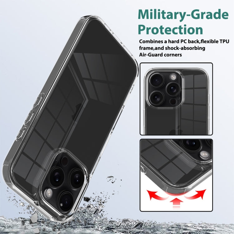 For iPhone 16 Pro Scratchproof Acrylic TPU Phone Case(Transparent)