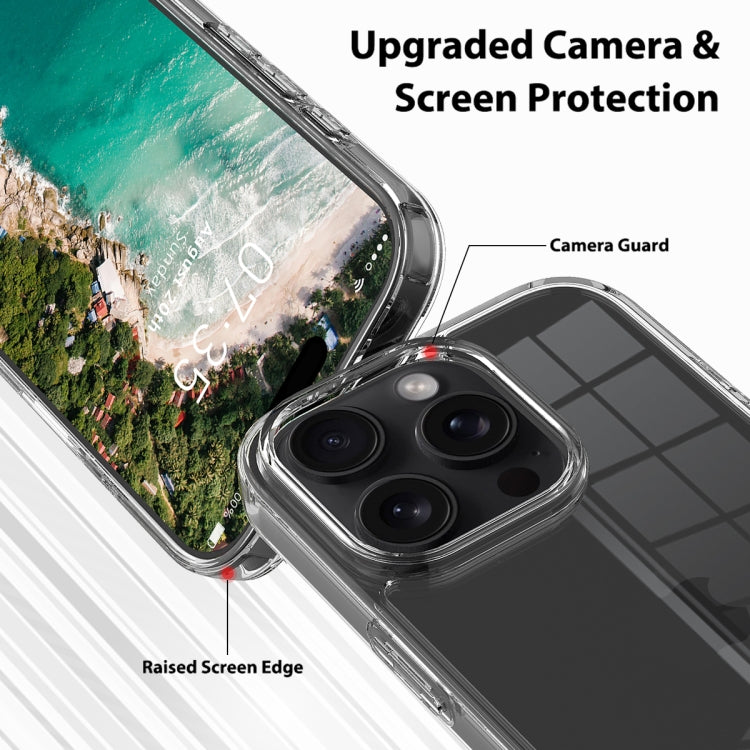 For iPhone 16 Pro Scratchproof Acrylic TPU Phone Case(Transparent)