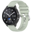 For Xiaomi Watch 2 Liquid Glossy Silver Buckle Silicone Watch Band(Green) - Watch Bands by PMC TechLife | Online Shopping South Africa | PMC TechLife | Buy Now Pay Later Mobicred