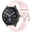For Xiaomi Watch 2 Liquid Glossy Silver Buckle Silicone Watch Band(Light Pink) - Watch Bands by PMC TechLife | Online Shopping South Africa | PMC TechLife