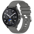 For Xiaomi Watch 2 Liquid Glossy Silver Buckle Silicone Watch Band(Dark Grey) - Watch Bands by PMC TechLife | Online Shopping South Africa | PMC TechLife