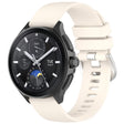 For Xiaomi Watch 2 Liquid Glossy Silver Buckle Silicone Watch Band(Starlight Color) - Watch Bands by PMC TechLife | Online Shopping South Africa | PMC TechLife