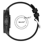 For Xiaomi Watch 2 Liquid Glossy Silver Buckle Silicone Watch Band(Dark Grey)