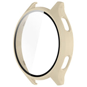 For Xiaomi Watch 2 PC + Tempered Film Integrated Watch Protective Case(Ivory White)