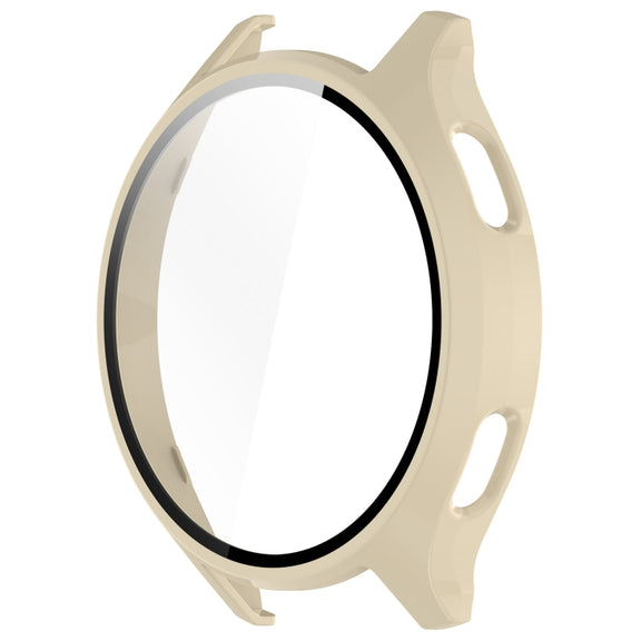 For Xiaomi Watch 2 PC + Tempered Film Integrated Watch Protective Case(Ivory White)