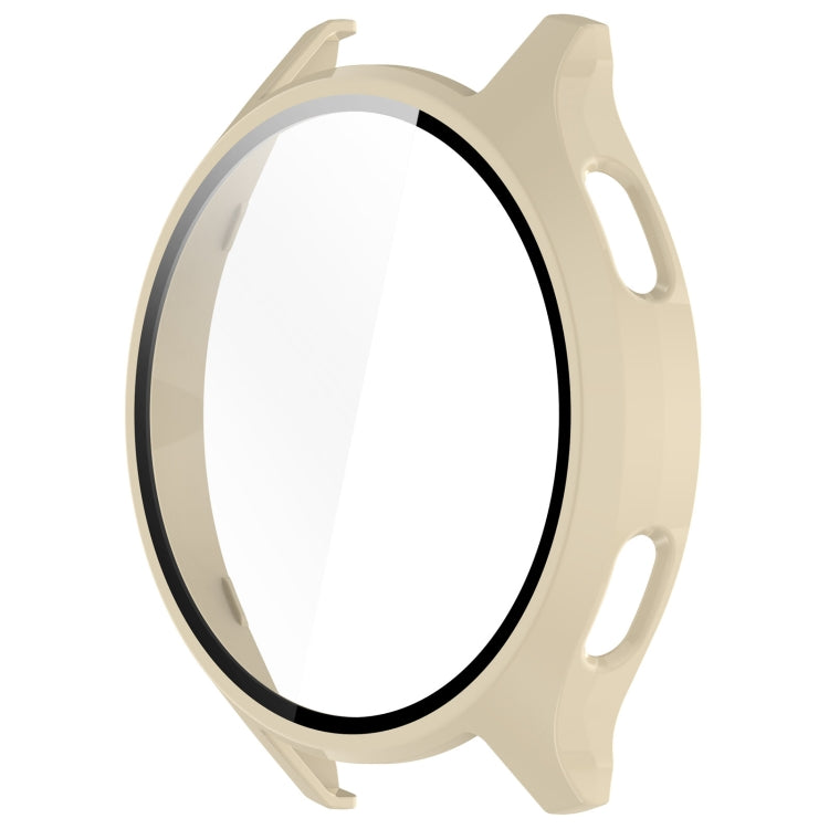 For Xiaomi Watch 2 PC + Tempered Film Integrated Watch Protective Case(Ivory White)