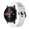 For Honor Watch GS 4 Striped Stainless Steel Buckle Silicone Watch Band(White) - Watch Bands by PMC TechLife | Online Shopping South Africa | PMC TechLife