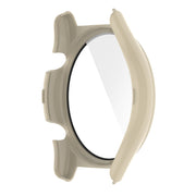 For Honor Watch GS 4 PC + Tempered Film Integrated Watch Protective Case(Ivory White)