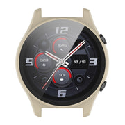 For Honor Watch GS 4 PC + Tempered Film Integrated Watch Protective Case(Ivory White)