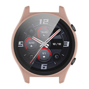 For Honor Watch GS 4 PC + Tempered Film Integrated Watch Protective Case(Pink)