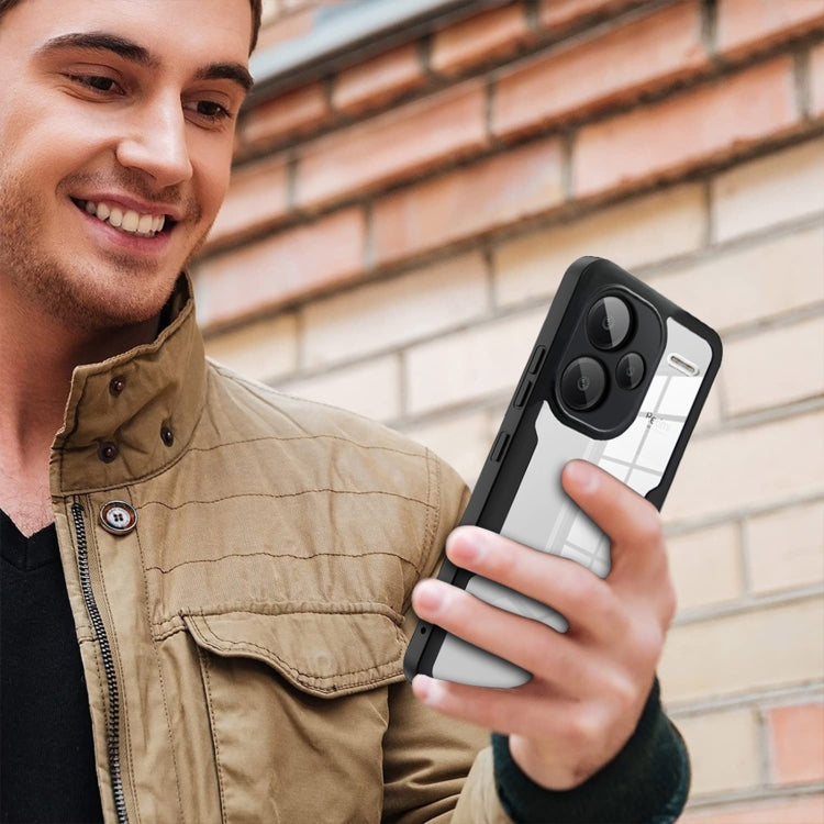 For Xiaomi Redmi Note 13 Pro+ 5G Acrylic + TPU 360 Degrees Full Coverage Phone Case(Black)