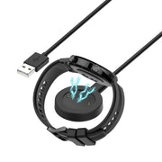 For Honor Watch GS 4 Smart Watch Magnetic Charging Cable, Style:Split(Black)