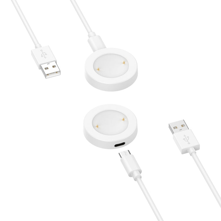 For Honor Watch GS 4 Smart Watch Magnetic Charging Cable, Style:Split(White)