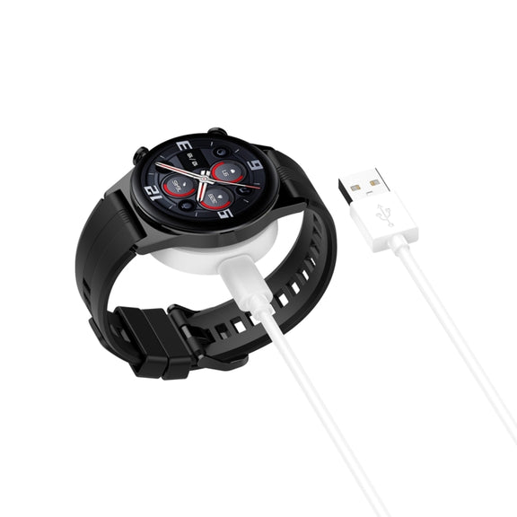 For Honor Watch GS 4 Smart Watch Magnetic Charging Cable, Style:Split(White)