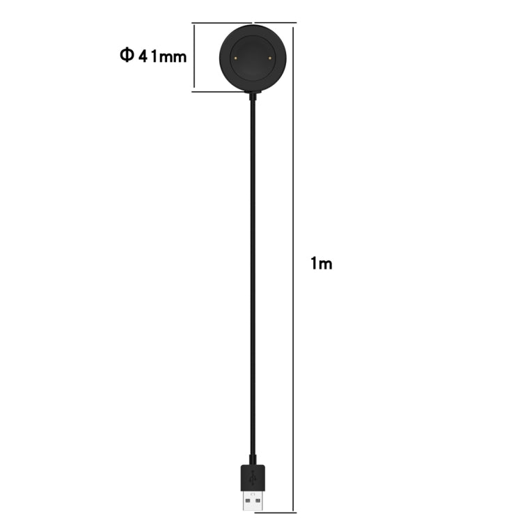 For Honor Watch GS 4 Smart Watch Magnetic Charging Cable, Style:Integrated(Black)