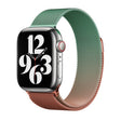For Apple Watch SE 40mm Milan Gradient Loop Magnetic Buckle Watch Band(Orange Green) - Watch Bands by PMC TechLife | Online Shopping South Africa | PMC TechLife