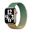 For Apple Watch SE 44mm Milan Gradient Loop Magnetic Buckle Watch Band(Gold Violet) - Watch Bands by PMC TechLife | Online Shopping South Africa | PMC TechLife
