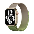 For Apple Watch Series 2 38mm Milan Gradient Loop Magnetic Buckle Watch Band(Gold Green) - Watch Bands by PMC TechLife | Online Shopping South Africa | PMC TechLife