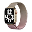 For Apple Watch 38mm Milan Gradient Loop Magnetic Buckle Watch Band(Gold Light Pink) - Watch Bands by PMC TechLife | Online Shopping South Africa | PMC TechLife