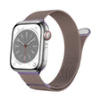 For Apple Watch 42mm Two Color Milanese Loop Magnetic Watch Band(Pink Purple) - Watch Bands by PMC TechLife | Online Shopping South Africa | PMC TechLife