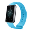 For Honor Band 9 Solid Color Silicone Watch Band(Sky Blue) - Watch Bands by PMC TechLife | Online Shopping South Africa | PMC TechLife
