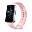 For Honor Band 9 Solid Color Silicone Watch Band(Pink) - Watch Bands by PMC TechLife | Online Shopping South Africa | PMC TechLife