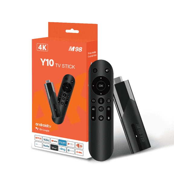M98-Y10 Allwinner H618 Quad-Core ARM Cortex A53 6K HD Android TV Stick, RAM:2GB+16GB(AU Plug)