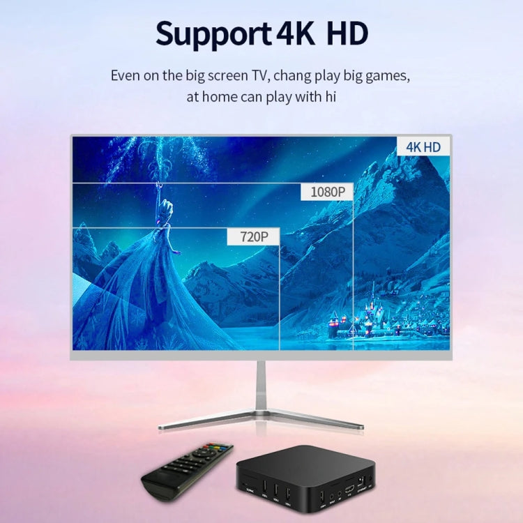 MXQ Pro RK3228A Quad-Core CPU 4K HD Network Set-Top Box, RAM:2GB+16GB(US Plug)