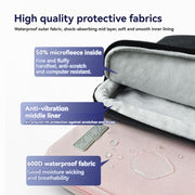 ZGA BG-01 Water-resistant Laptop Handbag, Size:14 inch(Grey)