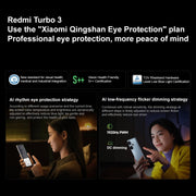 Xiaomi Redmi Turbo 3, 12GB+512GB, 6.67 inch Xiaomi HyperOS Snapdragon 8s Gen 3 Octa Core 3.0GHz, NFC, Network: 5G, Support Google Play(Titanium)