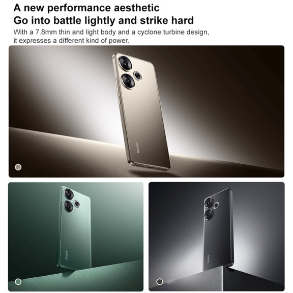 Xiaomi Redmi Turbo 3, 12GB+512GB, 6.67 inch Xiaomi HyperOS Snapdragon 8s Gen 3 Octa Core 3.0GHz, NFC, Network: 5G, Support Google Play(Titanium)
