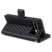 For Google Pixel 8 Pro Glitter Lattice Zipper Wallet Leather Phone Case(Black)