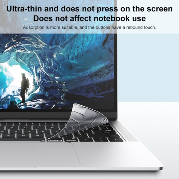 For MacBook Pro 14.2 inch 2021 ZGA Contact Invisible TPU Keyboard Protective Film