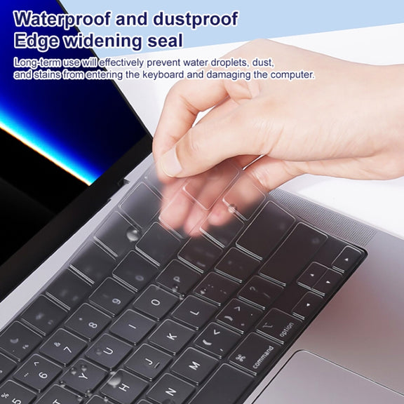 For MacBook Pro 14.2 inch 2021 ZGA Contact Invisible TPU Keyboard Protective Film