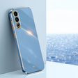 For Meizu 20 5G XINLI Straight Edge 6D Electroplate TPU Phone Case(Celestial Blue) - Meizu by XINLI | Online Shopping South Africa | PMC TechLife | Buy Now Pay Later Mobicred