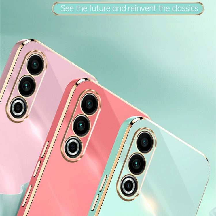 For Meizu 20 5G XINLI Straight Edge 6D Electroplate TPU Phone Case(Celestial Blue)