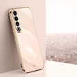 For Meizu 20 Pro 5G XINLI Straight Edge 6D Electroplate TPU Phone Case(Pink) - Meizu by XINLI | Online Shopping South Africa | PMC TechLife | Buy Now Pay Later Mobicred