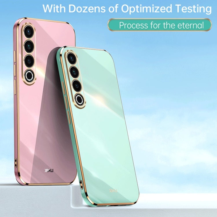 For Meizu 20 Pro 5G XINLI Straight Edge 6D Electroplate TPU Phone Case(Celestial Blue)