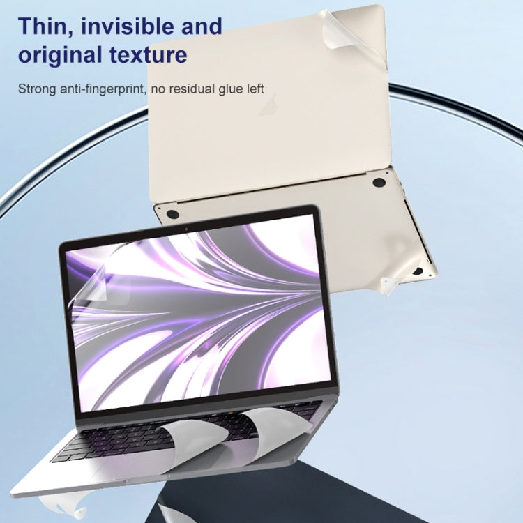 For MacBook Pro 16.2 inch 2021 ZGA 5 in 1 Laptop All-round Protective Film(Silver)