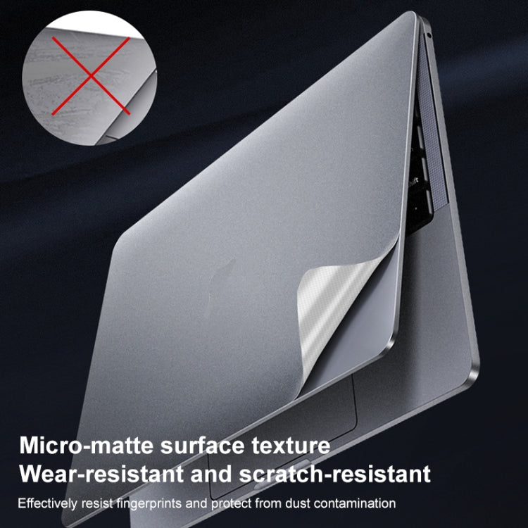 For MacBook Pro 16.2 inch 2021 ZGA 5 in 1 Laptop All-round Protective Film(Silver)