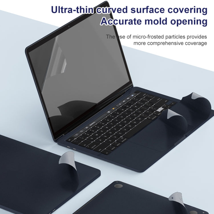 For MacBook Pro 14.2 inch 2021 ZGA 5 in 1 Laptop All-round Protective Film(Silver)
