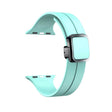 For Apple Watch 38mm Magnetic Square Buckle Silicone Watch Band(Sapphire Blue) - free shipping - PMC TechLife - Order now!