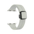 For Apple Watch 38mm Magnetic Square Buckle Silicone Watch Band(Starlight) - Watch Bands by PMC TechLife | Online Shopping South Africa | PMC TechLife